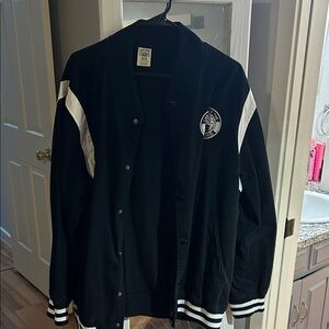 Black and White Varsity Jacket